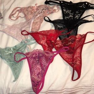 BUNDLE 💗 8 lacy thongs for $5